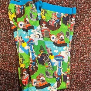 Colorful Kids Pajamas with Cartoon Print
